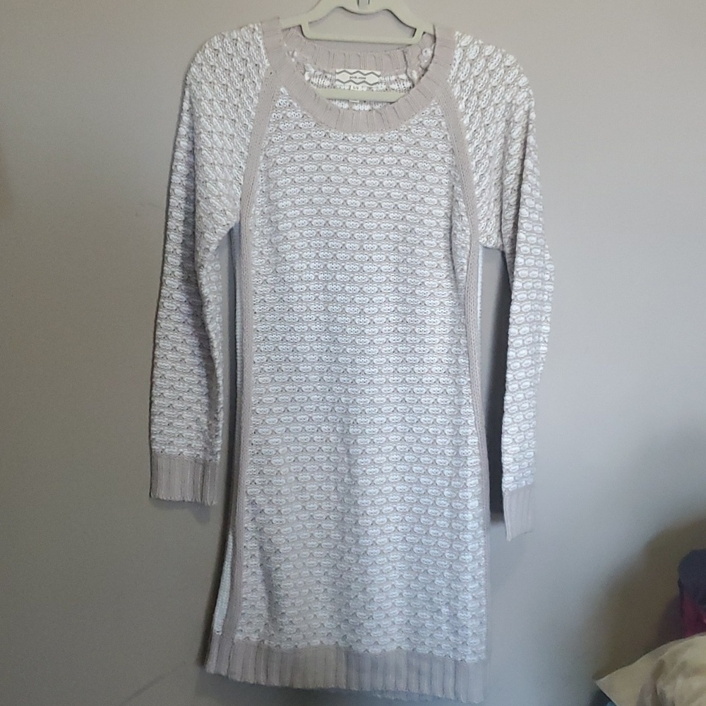 Pink.Rose sweater dress size large
